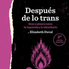 Libros de segunda mano: DESPUÉS DE LO TRANS. - DUVAL, ELIZABETH.. Lote 366133906