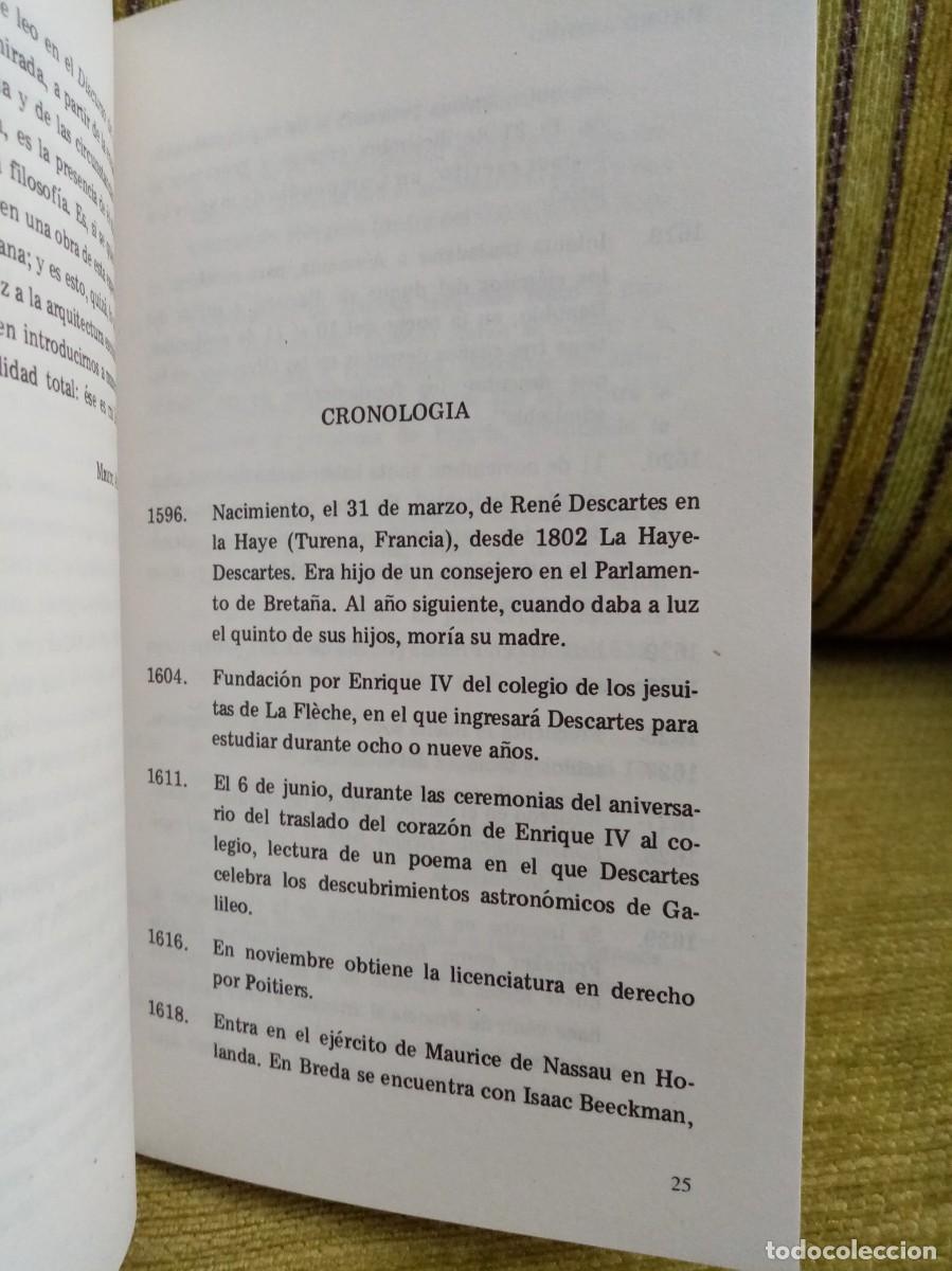 Libros de segunda mano: DISCURSO DEL M&Eacute;TODO Descartes - Foto 10