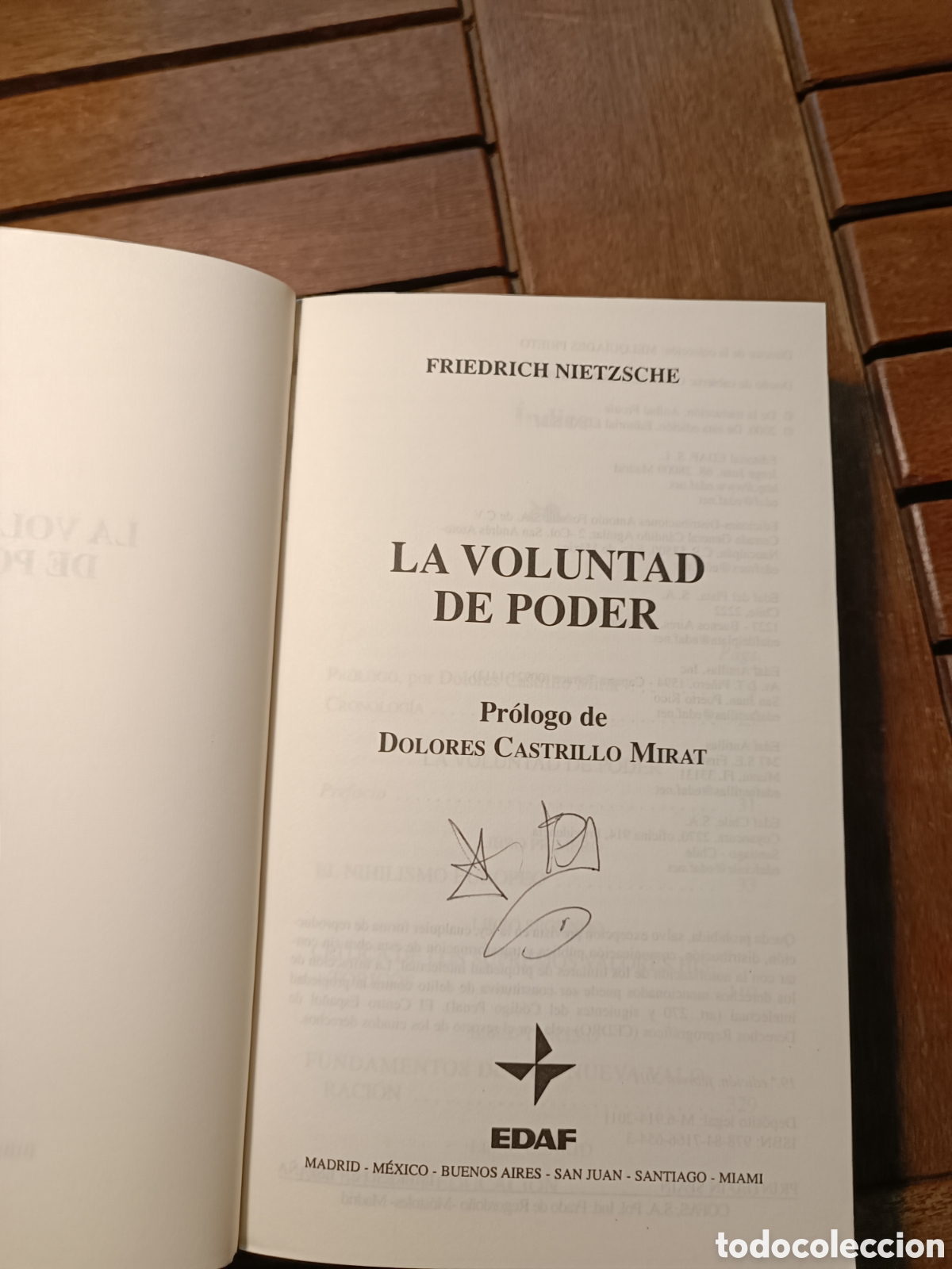 Libros de segunda mano: La voluntad de poder Nietzsche, Friedrich Wilhelm EDAF 2011 - Foto 2