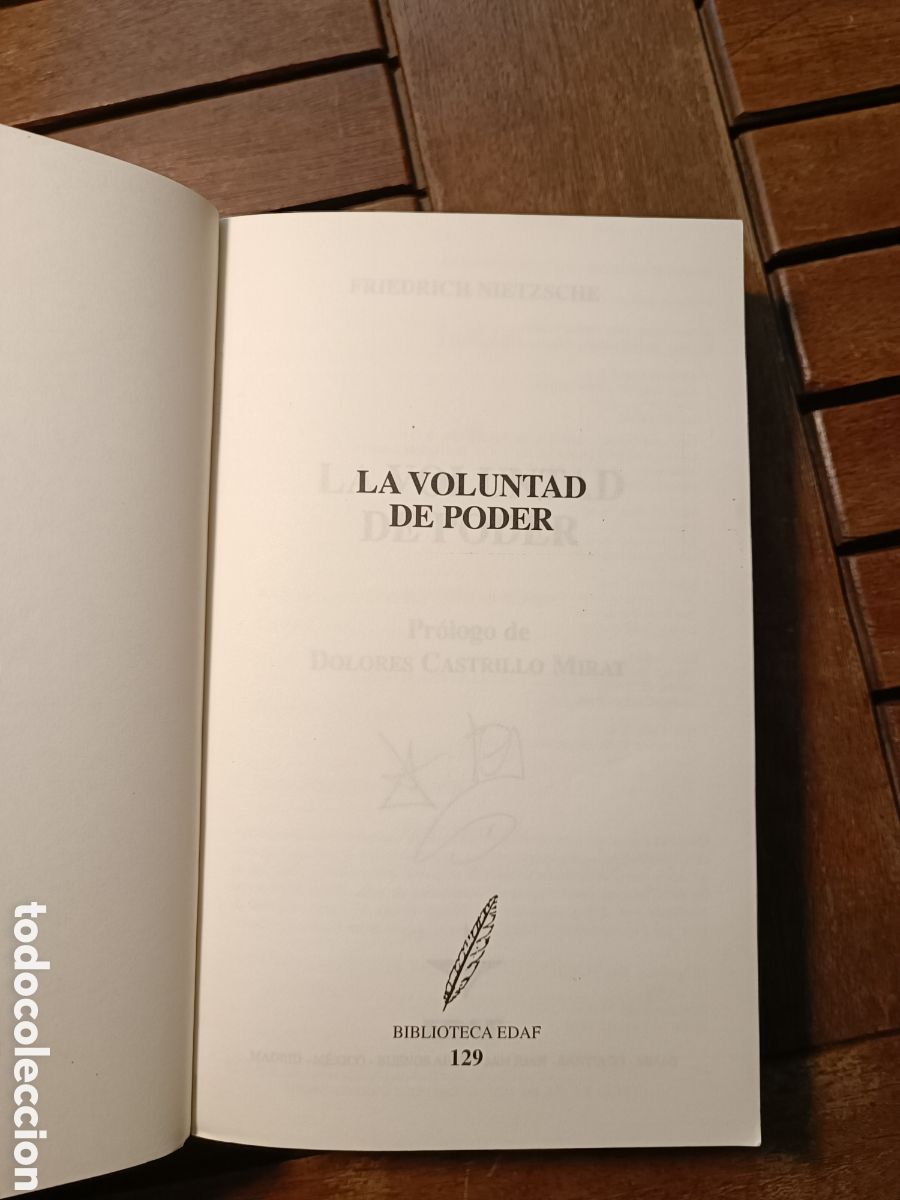 Libros de segunda mano: La voluntad de poder Nietzsche, Friedrich Wilhelm EDAF 2011 - Foto 3