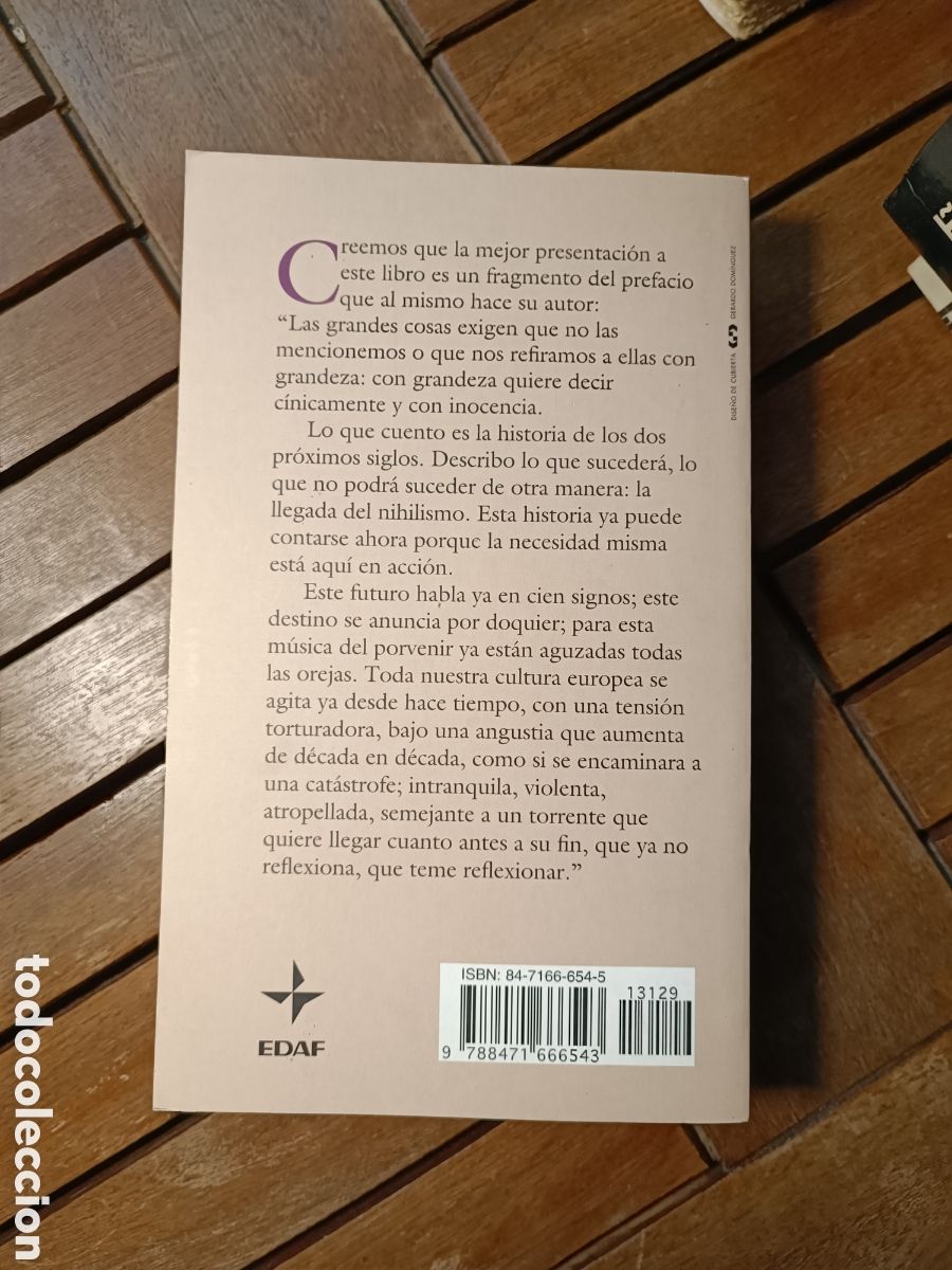 Libros de segunda mano: La voluntad de poder Nietzsche, Friedrich Wilhelm EDAF 2011 - Foto 4