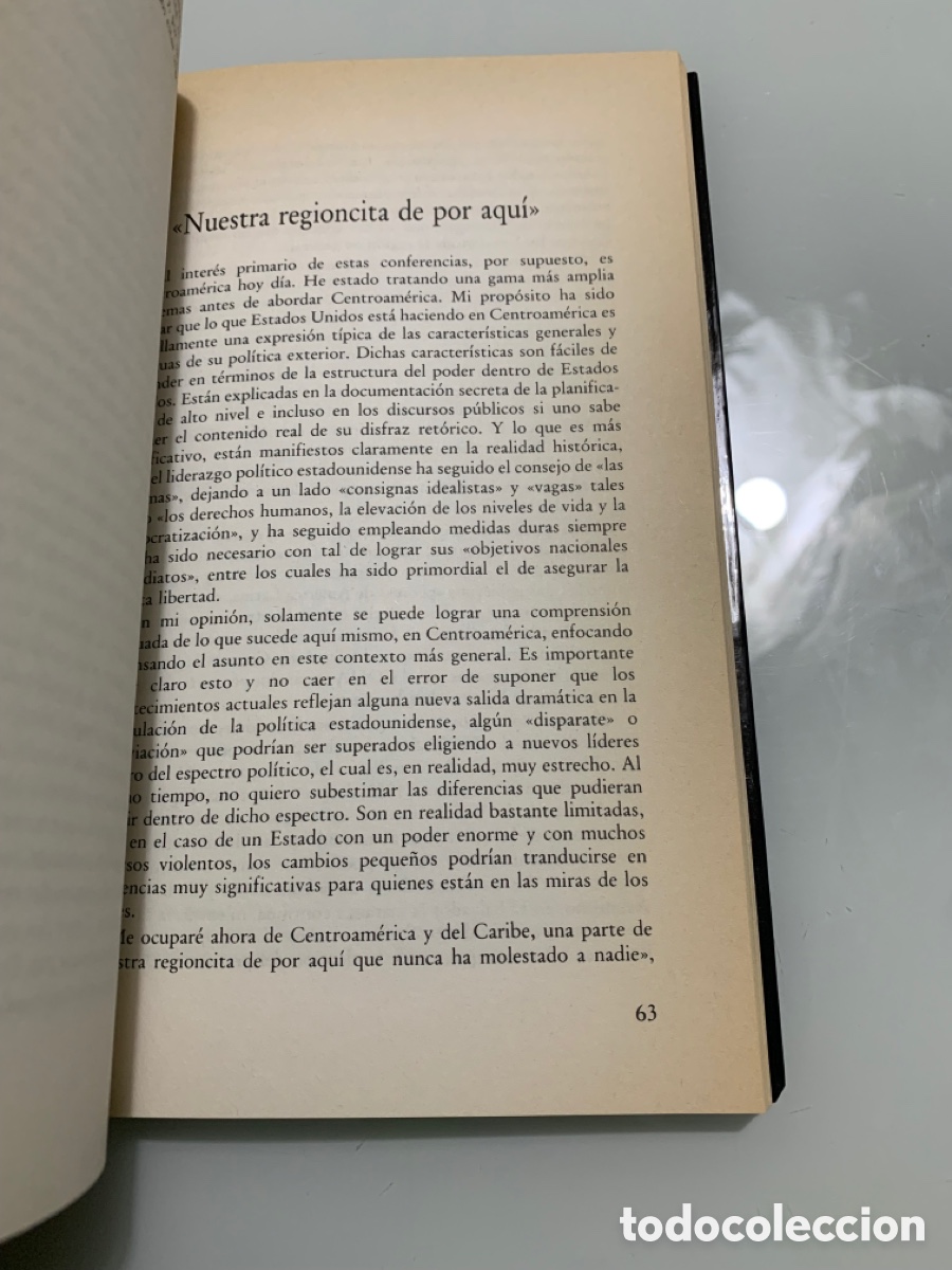 Libros de segunda mano: Sobre el poder y la ideologia. Freedom Homes. Noam Chomskt. Visor - Foto 3