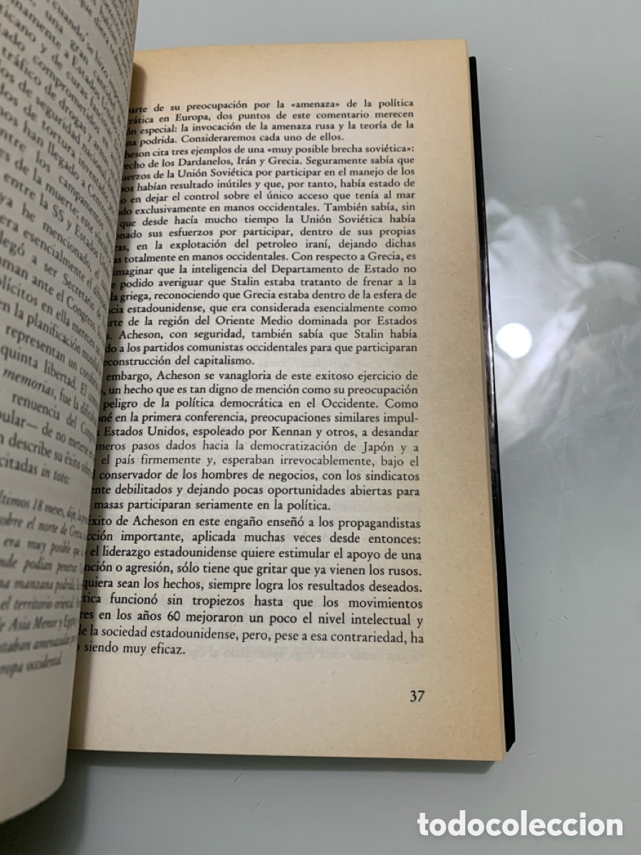 Libros de segunda mano: Sobre el poder y la ideologia. Freedom Homes. Noam Chomskt. Visor - Foto 4