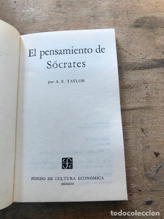 Libros de segunda mano: A.E. TAYLOR. EL PENSAMIENTO DE S&Oacute;CRATES. - Foto 2