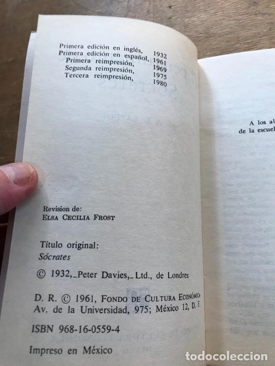 Libros de segunda mano: A.E. TAYLOR. EL PENSAMIENTO DE S&Oacute;CRATES. - Foto 3