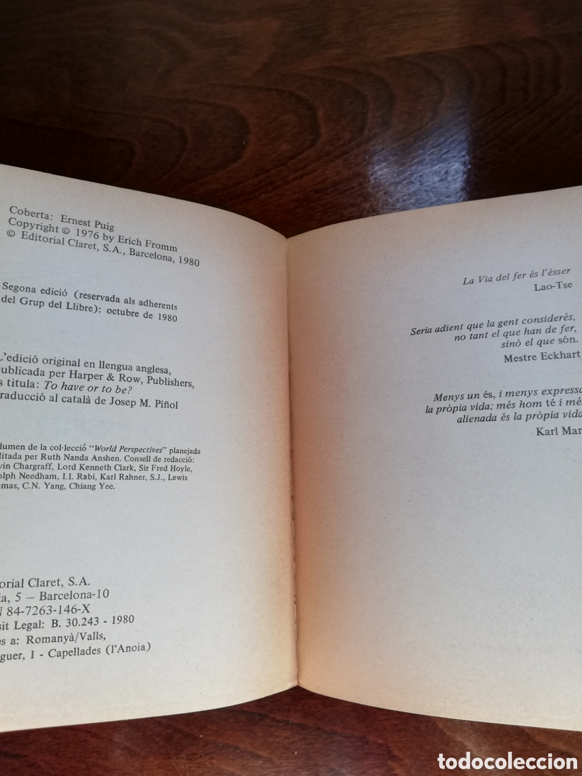 Libros de segunda mano: TENIR O &Eacute;SSER - ERICH FROMM - Foto 2