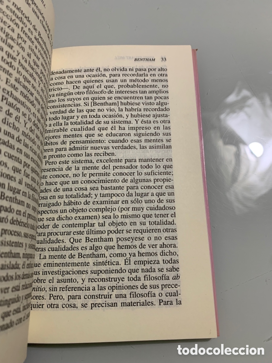 Libros de segunda mano: Bentham John Stuart Mill Carlos Mellizo. Tecnos. - Foto 3