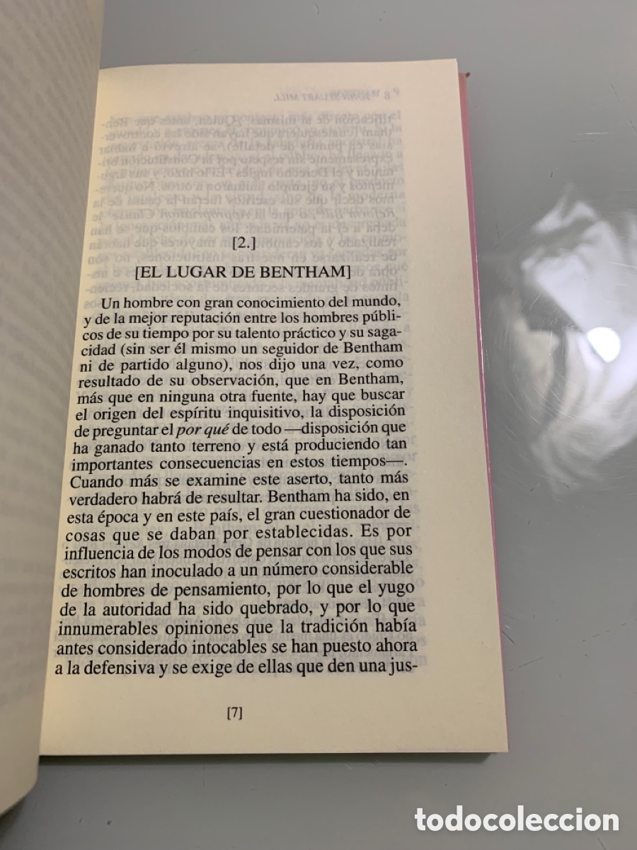 Libros de segunda mano: Bentham John Stuart Mill Carlos Mellizo. Tecnos. - Foto 4