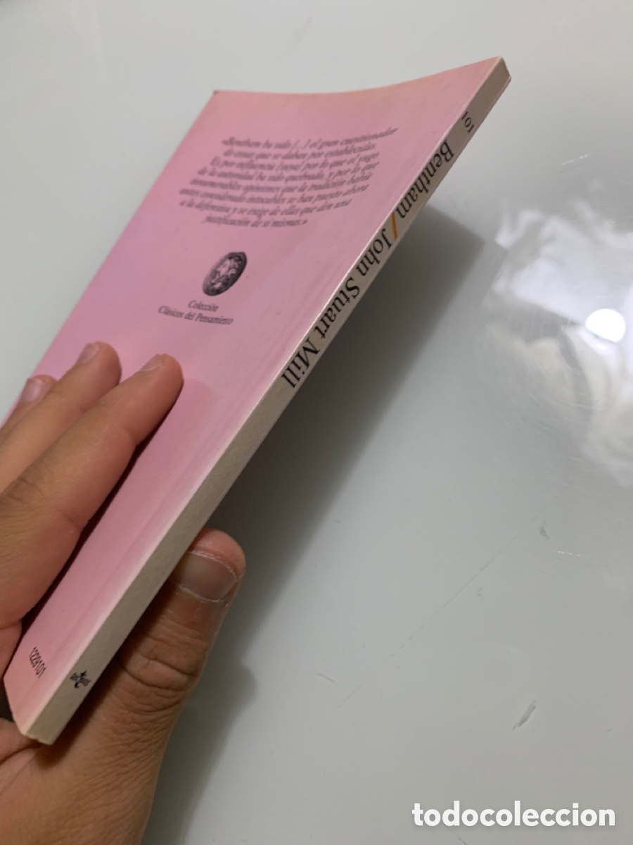 Libros de segunda mano: Bentham John Stuart Mill Carlos Mellizo. Tecnos. - Foto 5