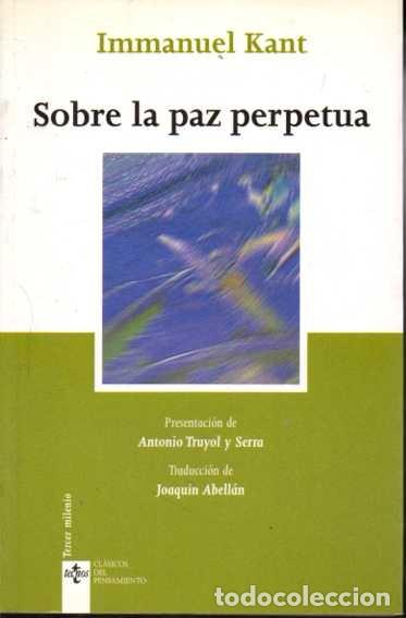 Libros de segunda mano: SOBRE LA PAZ PERPETUA. - KANT, Immanuel. - Foto 1