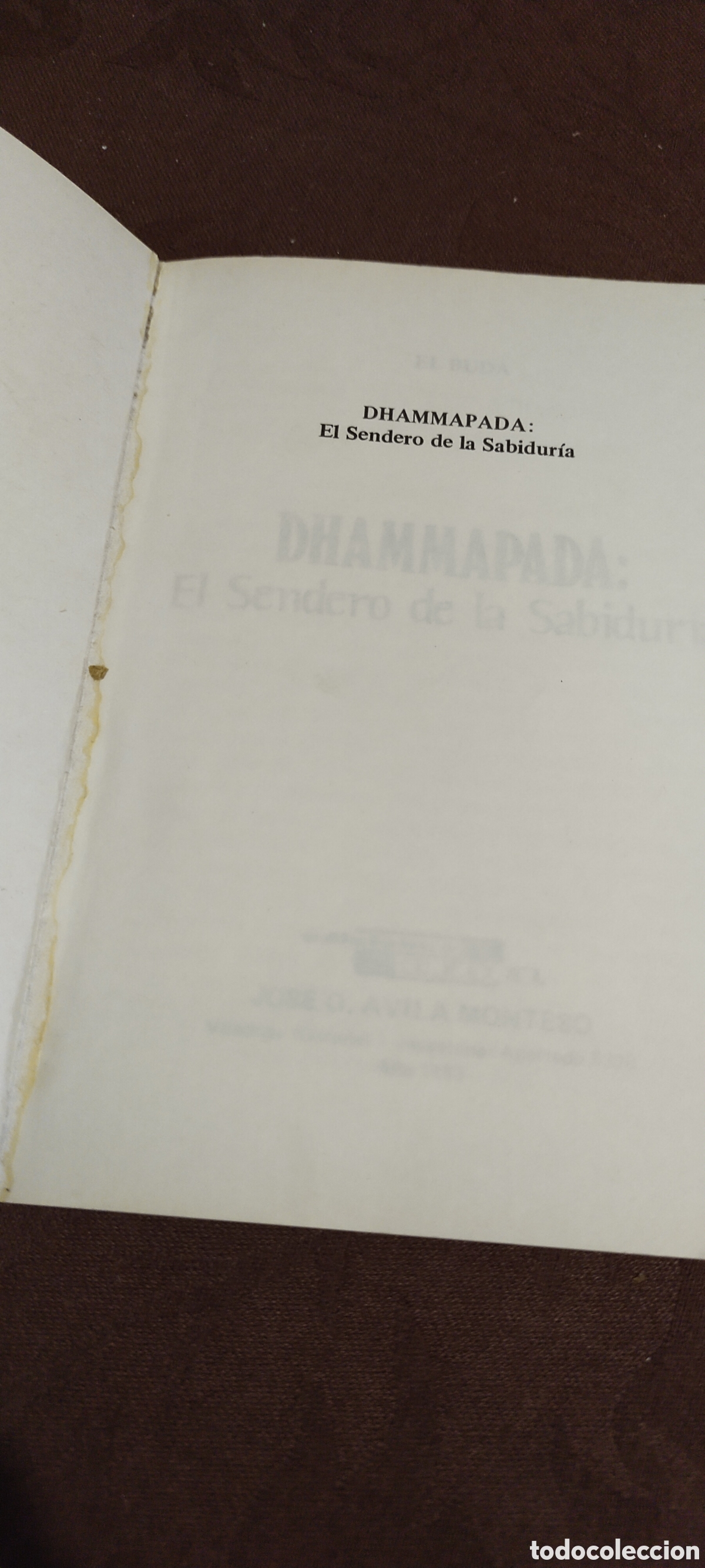 Libros de segunda mano: Dhammapada el sendero de la sabidur&iacute;a el Buda - Foto 4