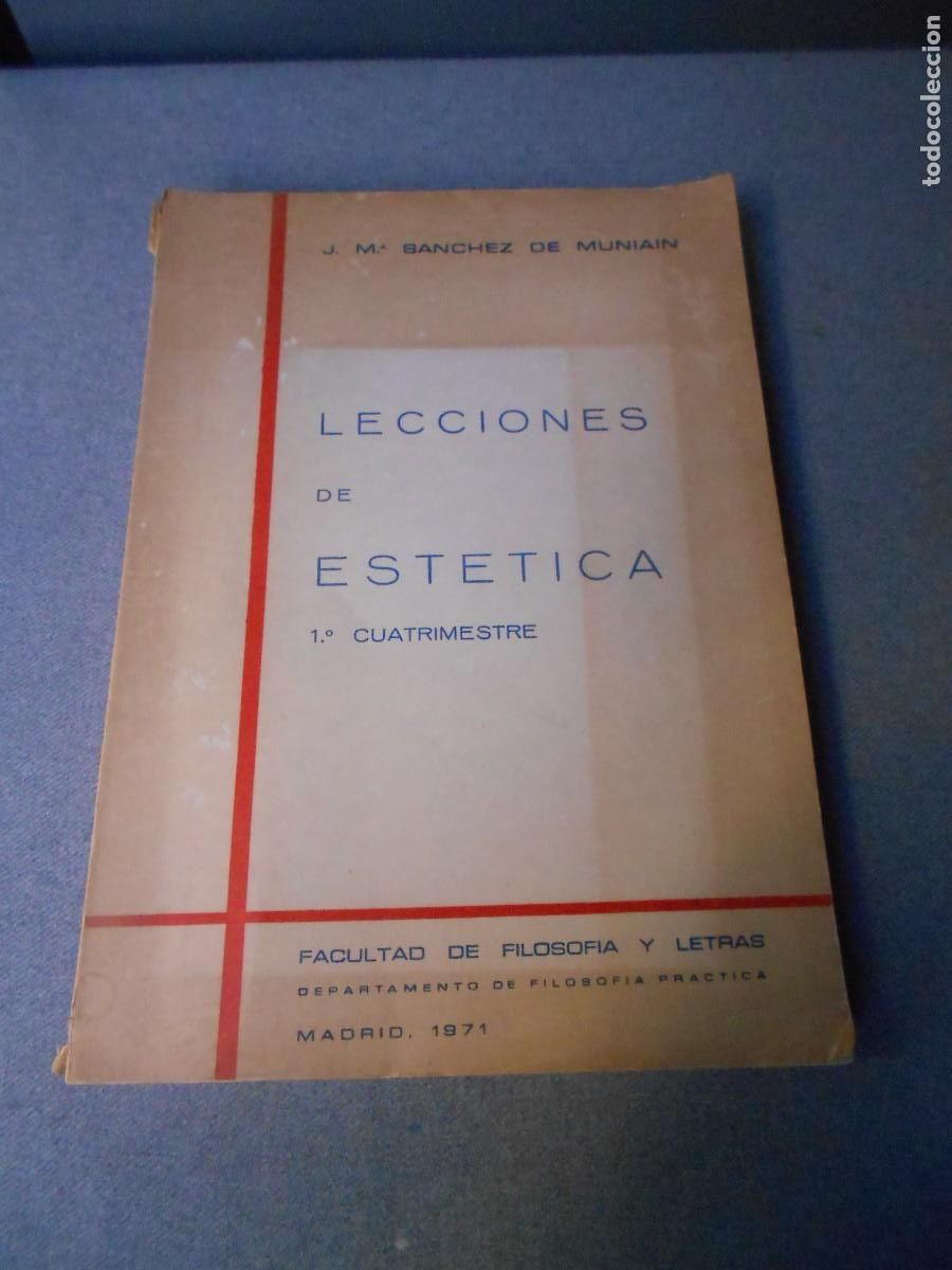 Libros de segunda mano: LECCIONES DE ESTETICA - Foto 1