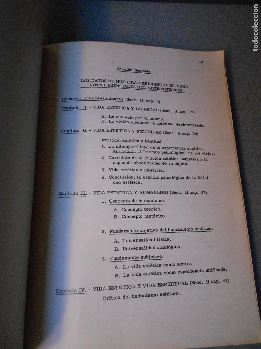 Libros de segunda mano: LECCIONES DE ESTETICA - Foto 3
