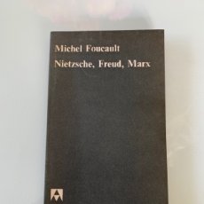Libros de segunda mano: NIETZSCHE, FREUD, MARX. MICHEL FOUCAULT. EDITORIAL ANAGRAMA.