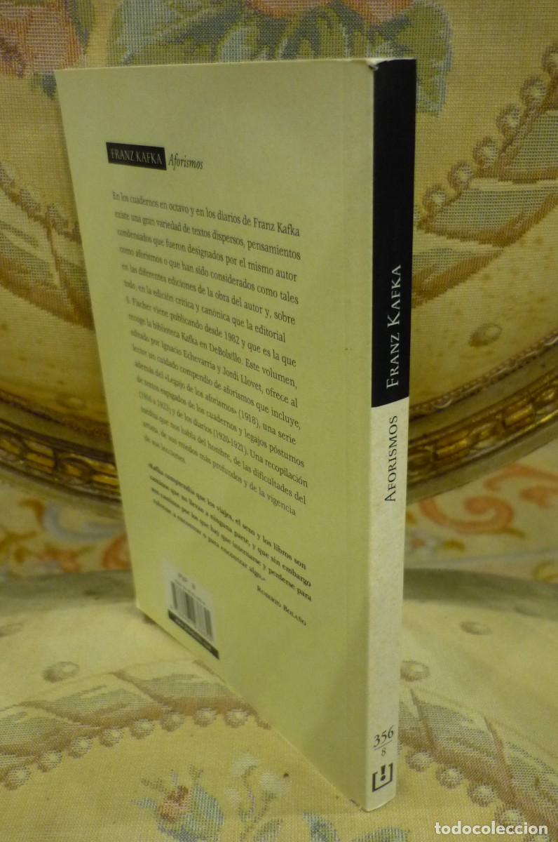 Libros de segunda mano: FRANZ KAFKA: AFORISMOS. - Foto 2