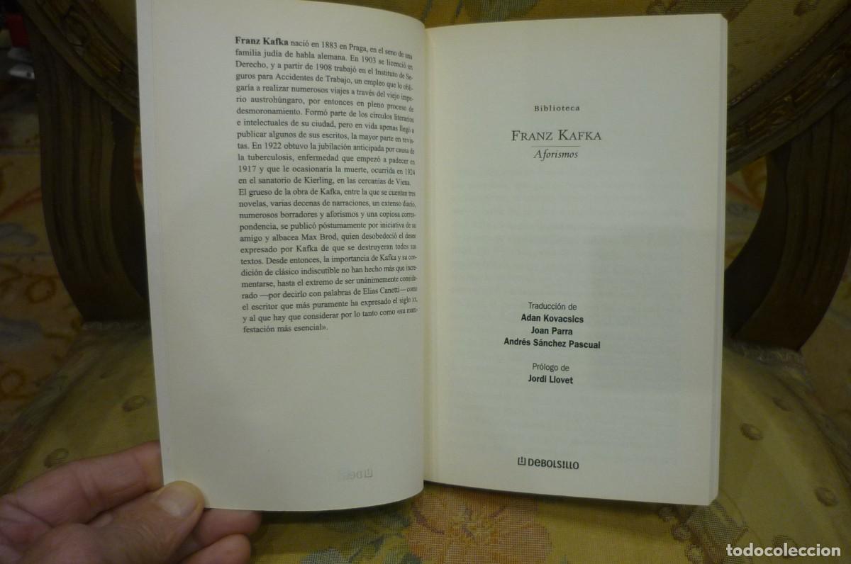 Libros de segunda mano: FRANZ KAFKA: AFORISMOS. - Foto 5