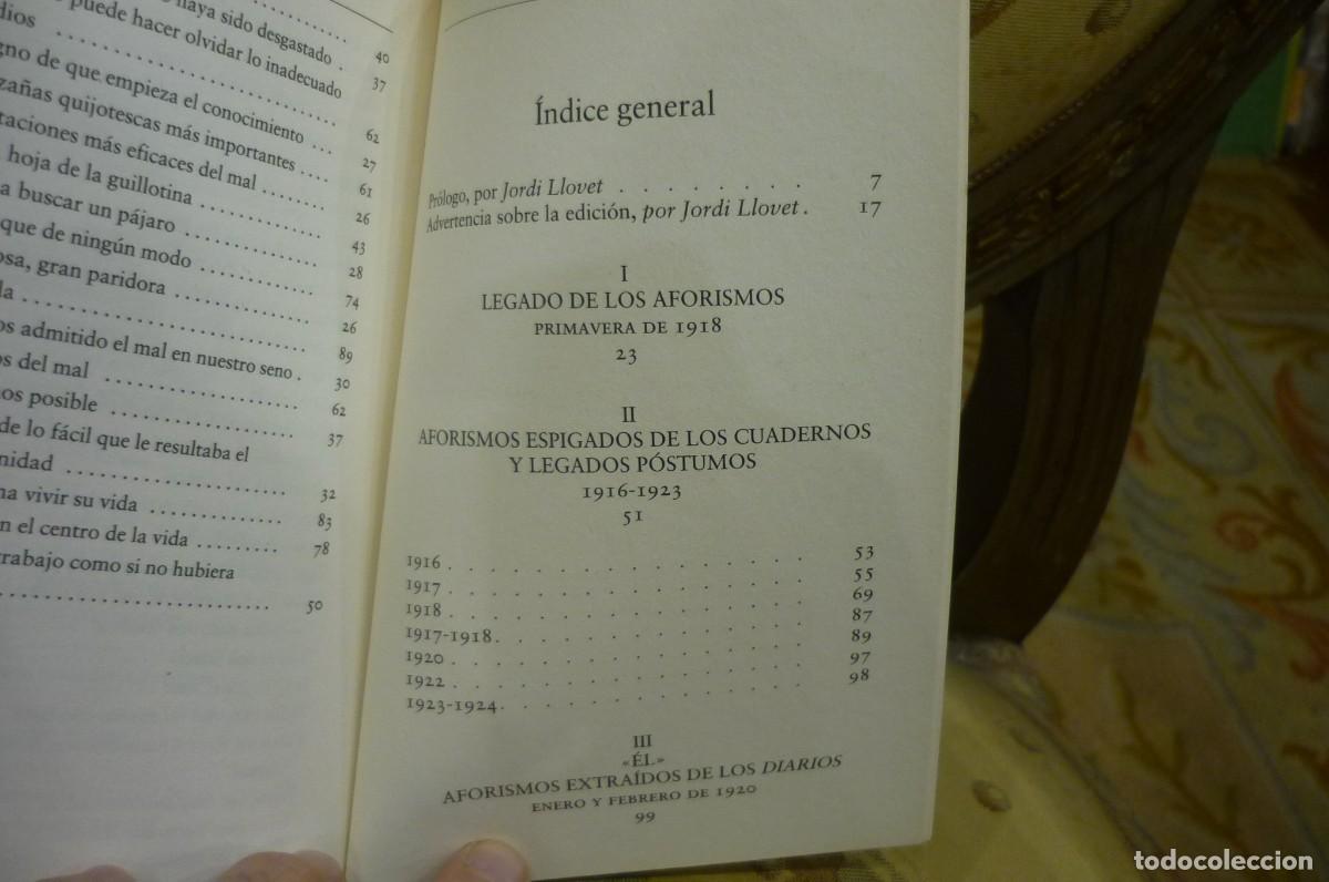 Libros de segunda mano: FRANZ KAFKA: AFORISMOS. - Foto 9