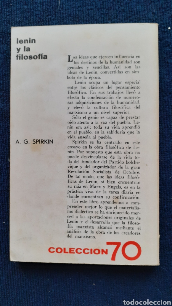 Libros de segunda mano: LENIN Y LA FILOSOF&Iacute;A. - SPIRKIN, A. G - Foto 2
