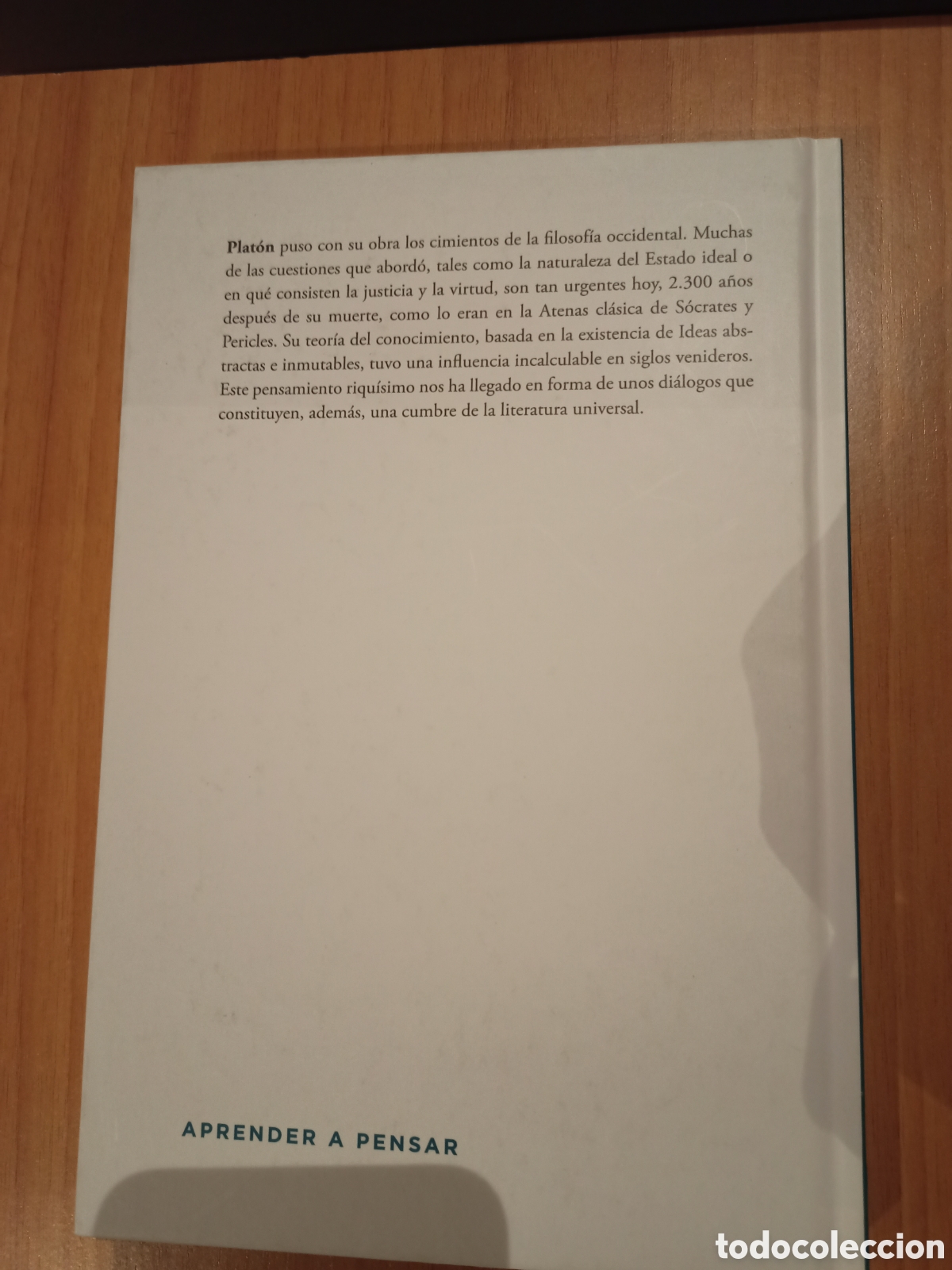 Libros de segunda mano: Plat&oacute;n. Aprender a pensar. RBA - Foto 2