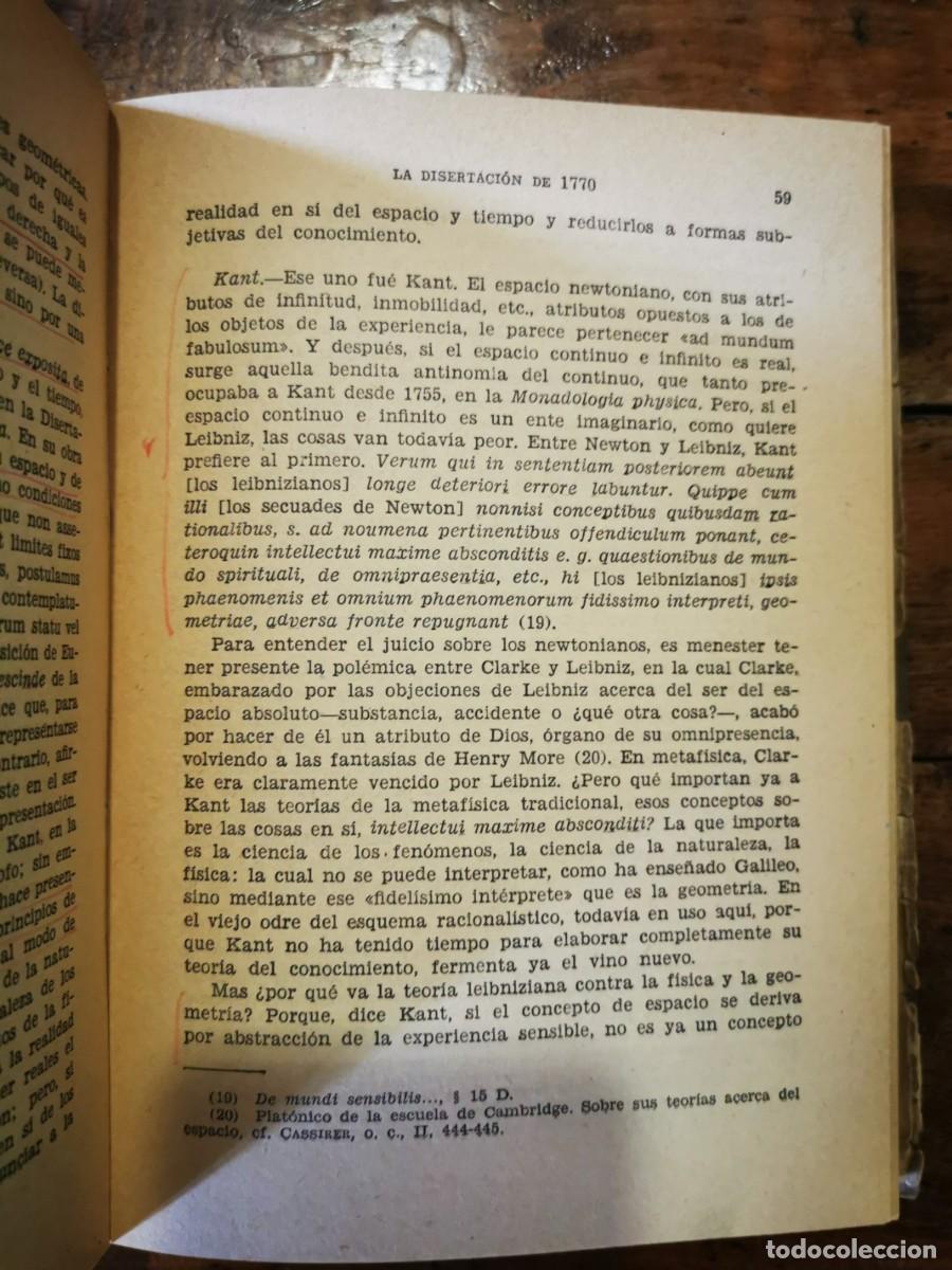 Libros de segunda mano: VANNI ROVIGHI, Sof&iacute;a. Introducci&oacute;n al estudio de Kant - Foto 2