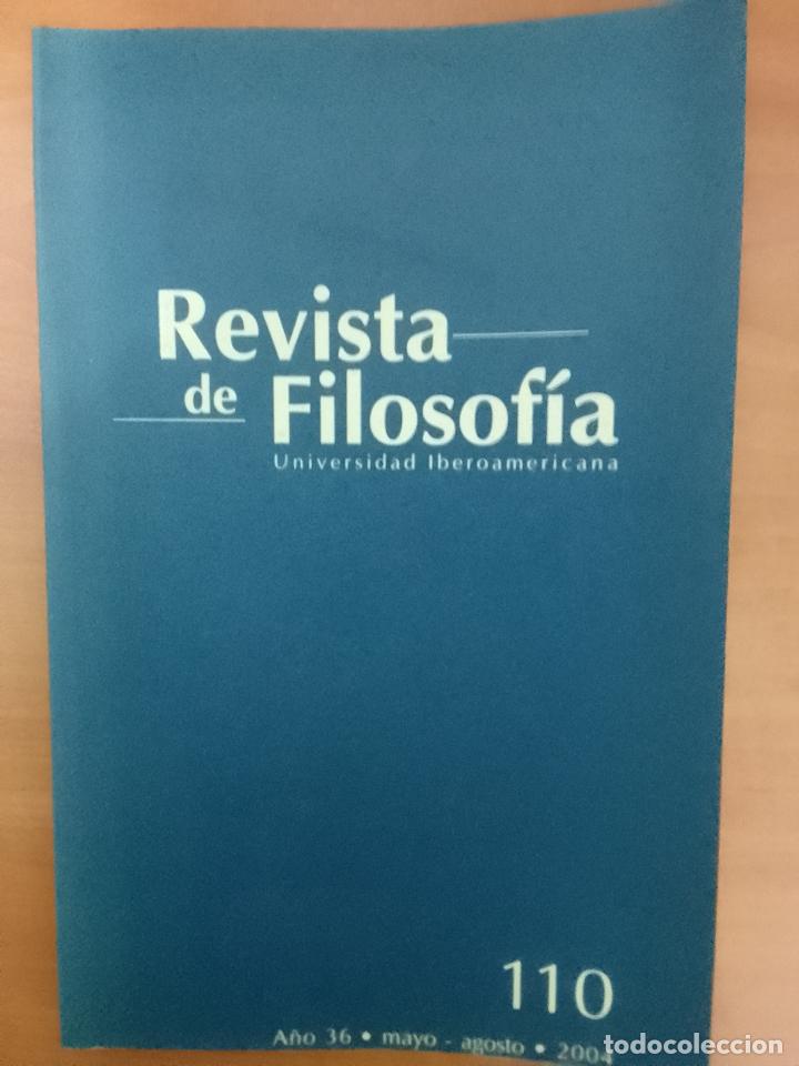 Gebrauchte B&uuml;cher: Revista de Filosof&iacute;a Universidad Iberoamericana n&ordm; 110 mayo - agosto 2004