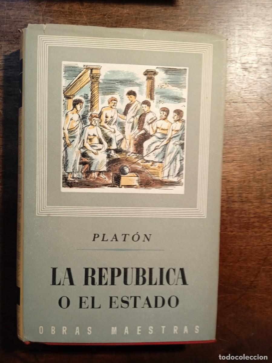 Libros de segunda mano: Plat&oacute;n. LA REP&Uacute;BLICA O EL ESTADO. - Foto 2