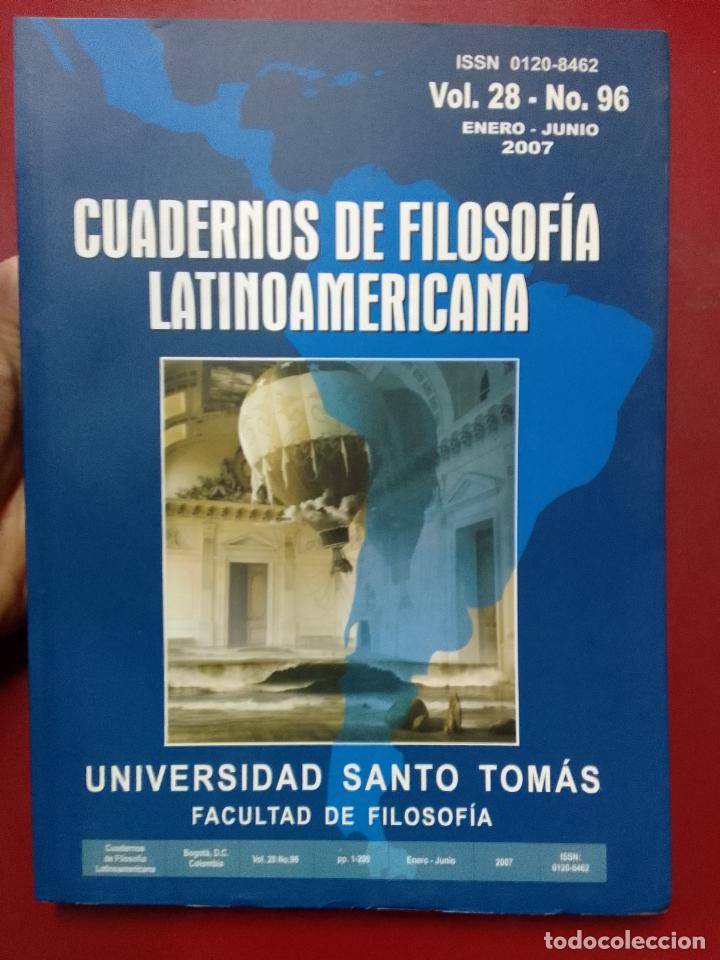 Libri di seconda mano: VV.AA.: Cuadernos de Filosof&iacute;a atinoamericana vol. 28 n&ordm; 96 (enero-junio 2007)