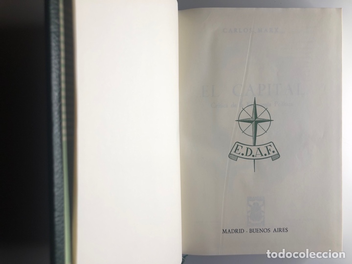 Libros de segunda mano: EL CAPITAL. MARX. EDAF - Foto 4