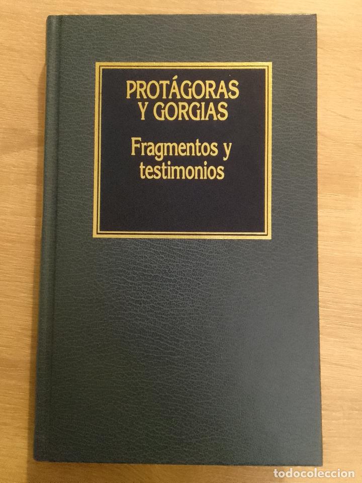 Libri di seconda mano: Prot&aacute;goras y Gorgias: Fragmentos y testimonios