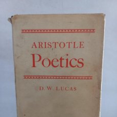 Libros de segunda mano: D. W. LUCAS - ARISTOTLE POETICS - PRIMERA EDICIÓN - 1968. Lote 390931859
