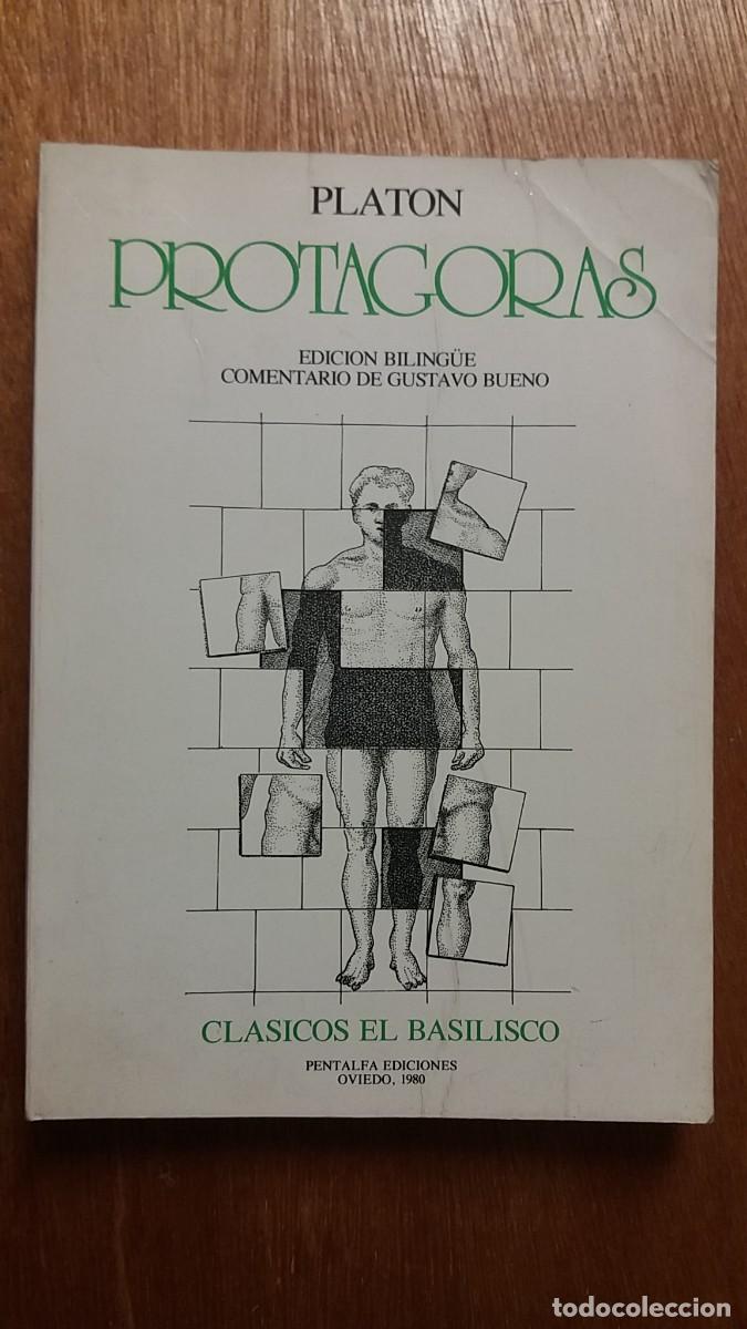 Libros de segunda mano: PROTAGORAS, PLATON, GUSTAVO BUENO, EDICIONES PENTALFA, 1980