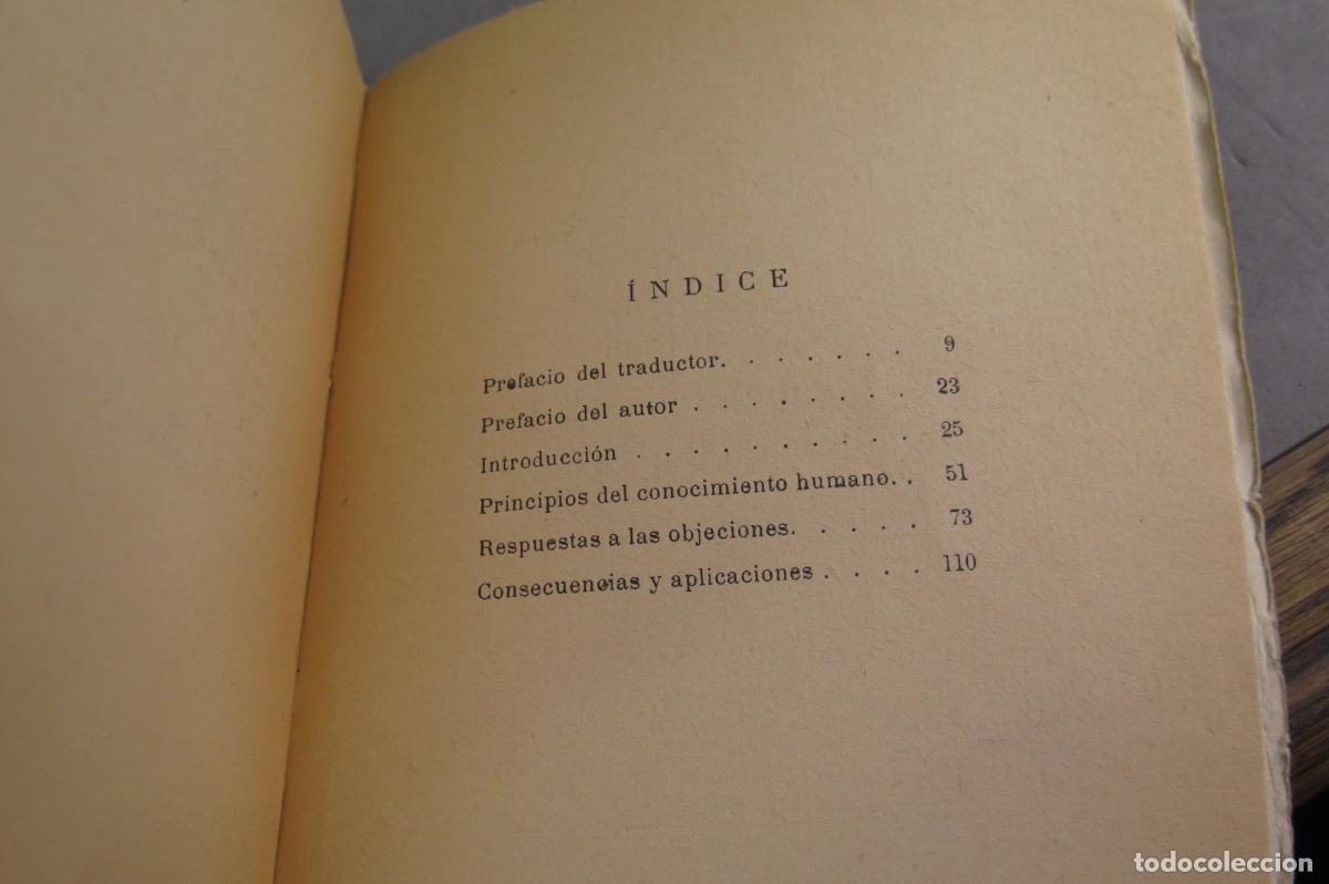 Libros de segunda mano: Los principios del conocimiento humano. Berkeley - Foto 3