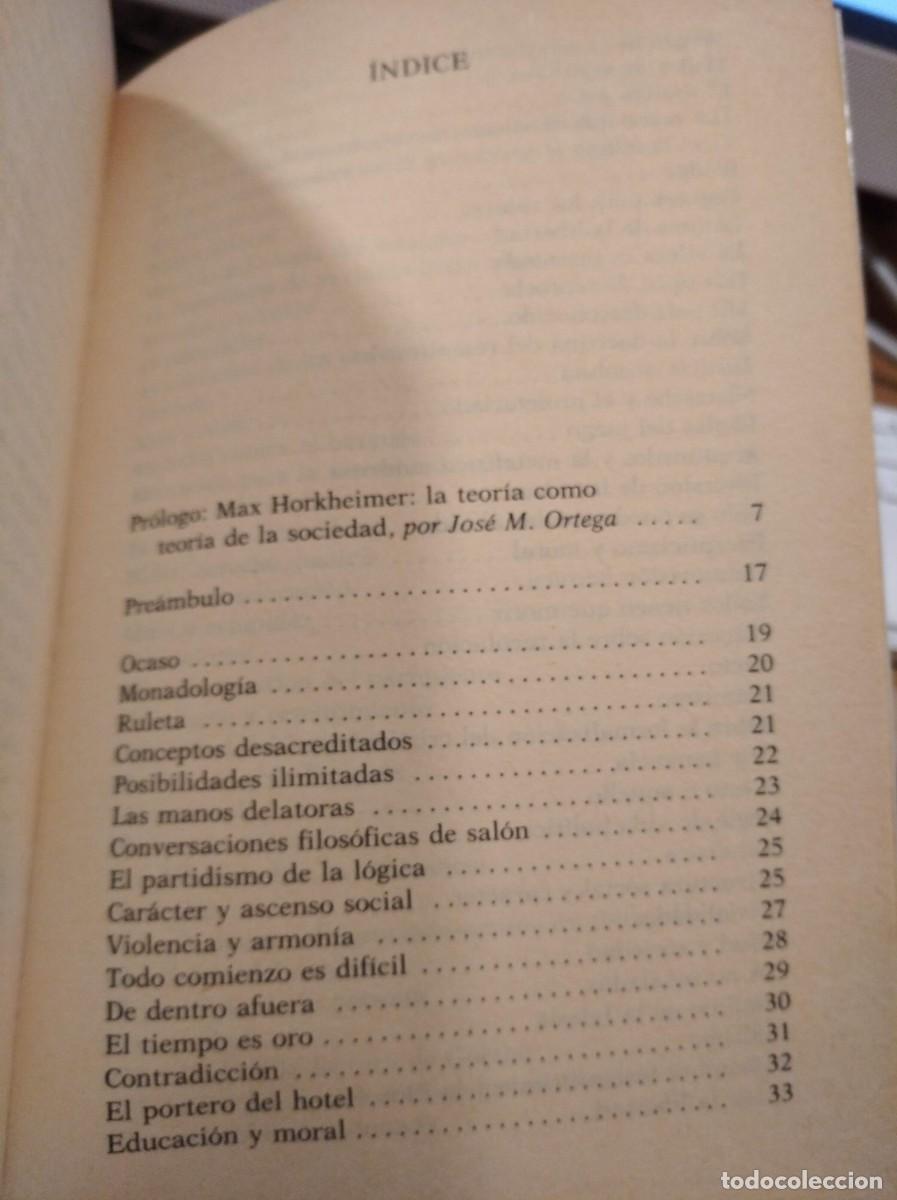 Libros de segunda mano: Ocaso. Max Horkheimer - Foto 2