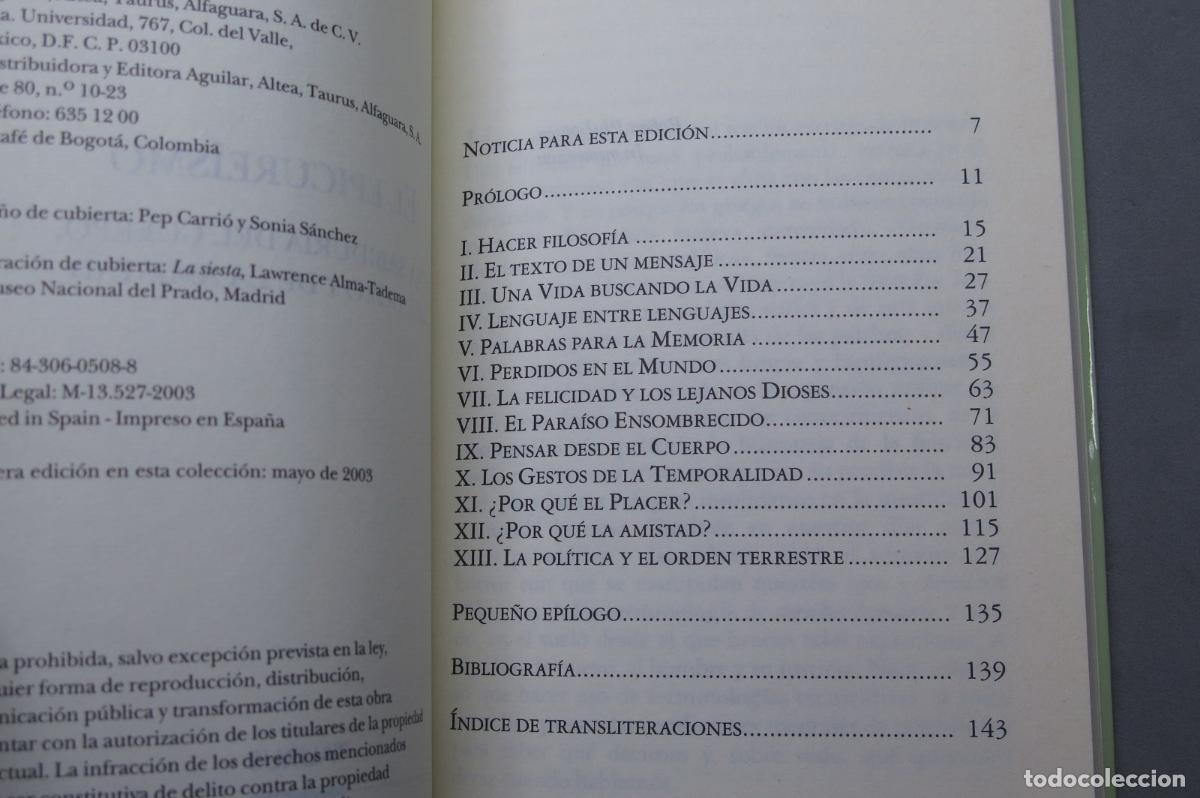 Libros de segunda mano: El epicure&iacute;smo. Emilio Lled&oacute; - Foto 2
