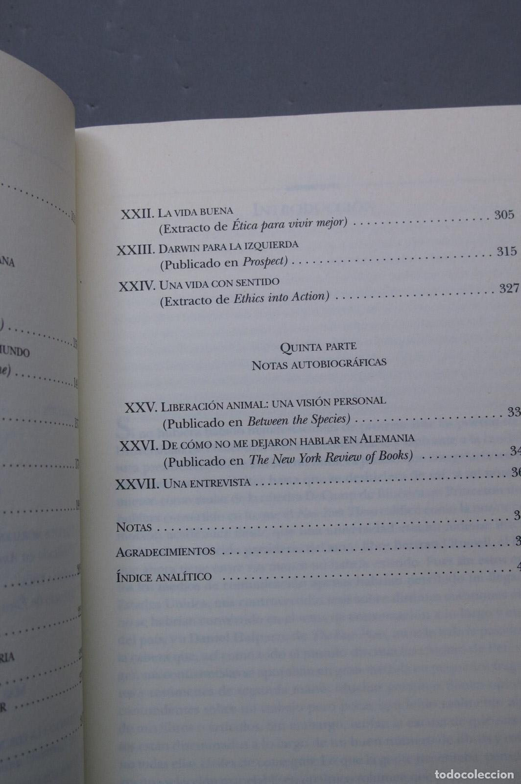 Libros de segunda mano: Una vida &eacute;tica. Peter Singer - Foto 4