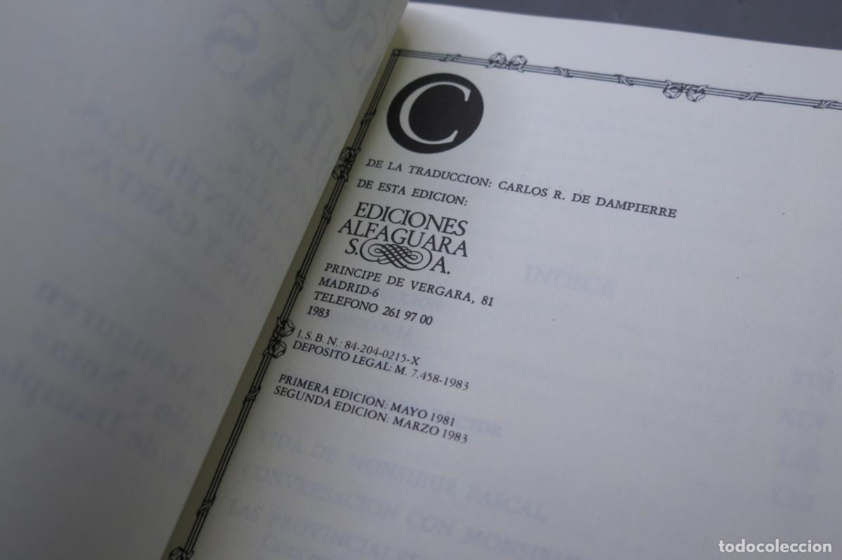 Libros de segunda mano: OBRAS. PASCAL. ALFAGUARA - Foto 2