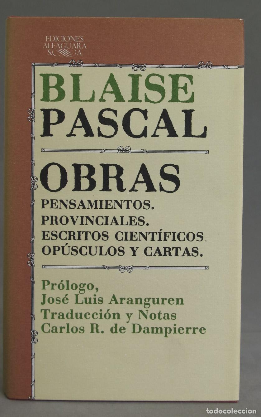 Libros de segunda mano: OBRAS. PASCAL. ALFAGUARA - Foto 1