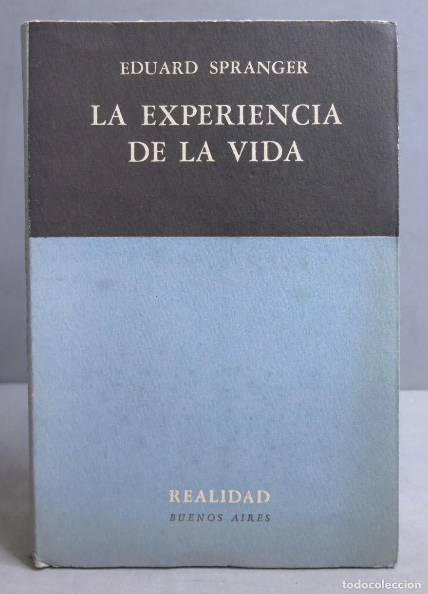 Libros de segunda mano: La experiencia de la vida. Spranger - Foto 1