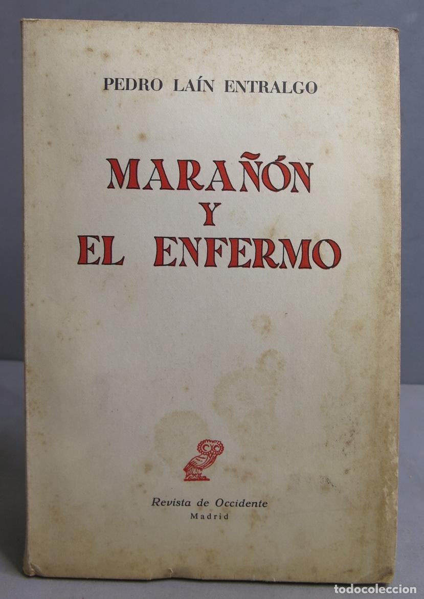 Libros de segunda mano: Mara&ntilde;&oacute;n y el enfermo. La&iacute;n Entralgo - Foto 1