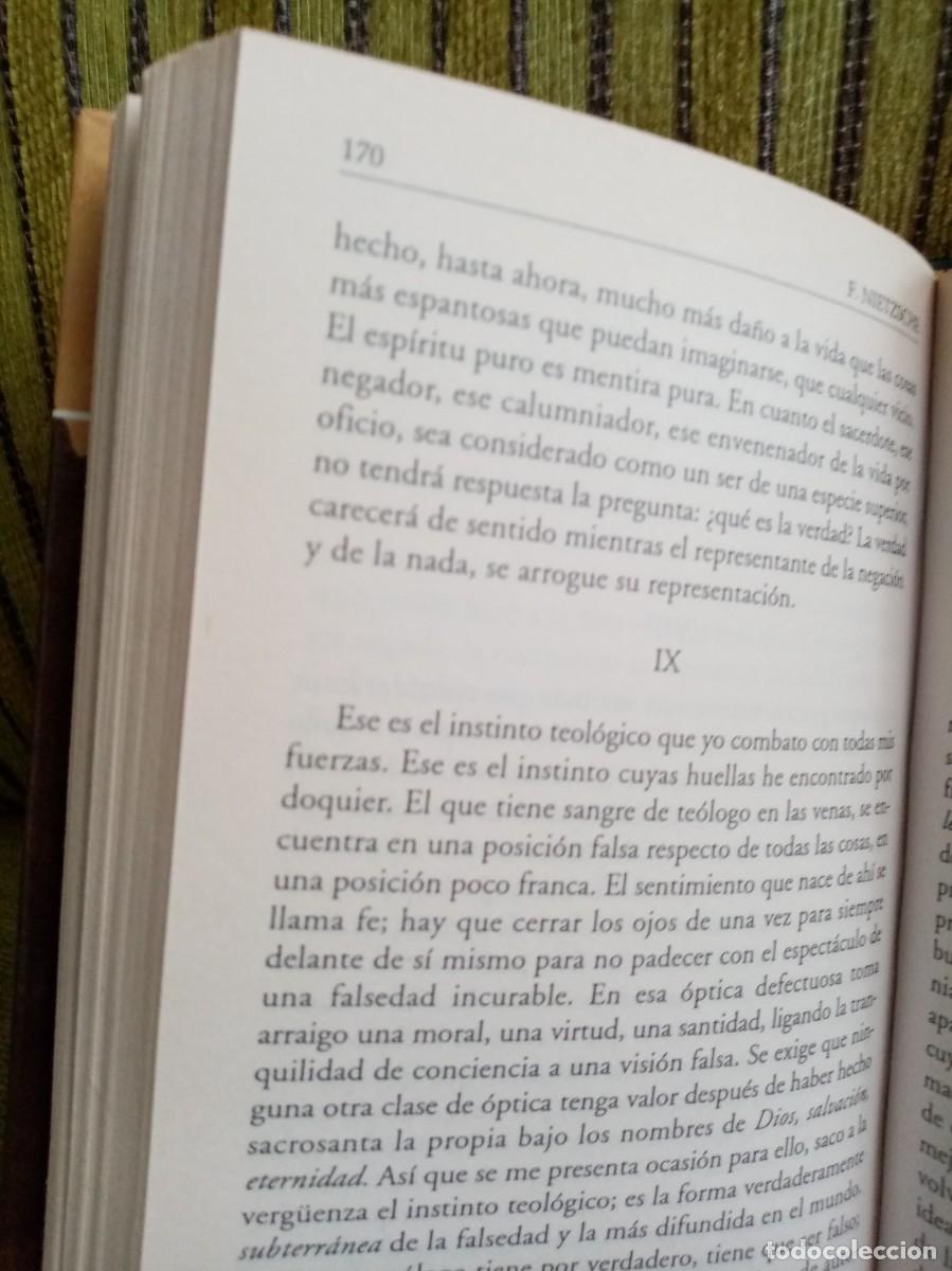 Libros de segunda mano: ECCE HOMO/ EL ANTICRISTO - Foto 8