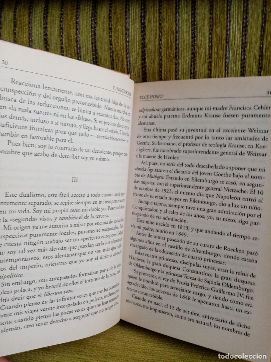 Libros de segunda mano: ECCE HOMO/ EL ANTICRISTO - Foto 10