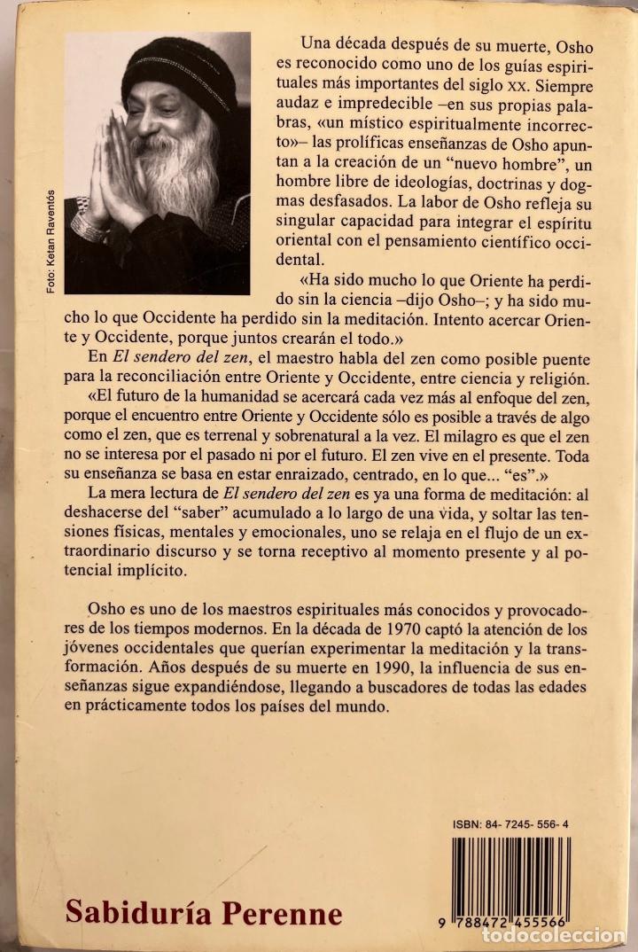 Libros de segunda mano: EL SENDERO DEL ZEN, OSHO. LIBRO KAIROS 2003 - Foto 2