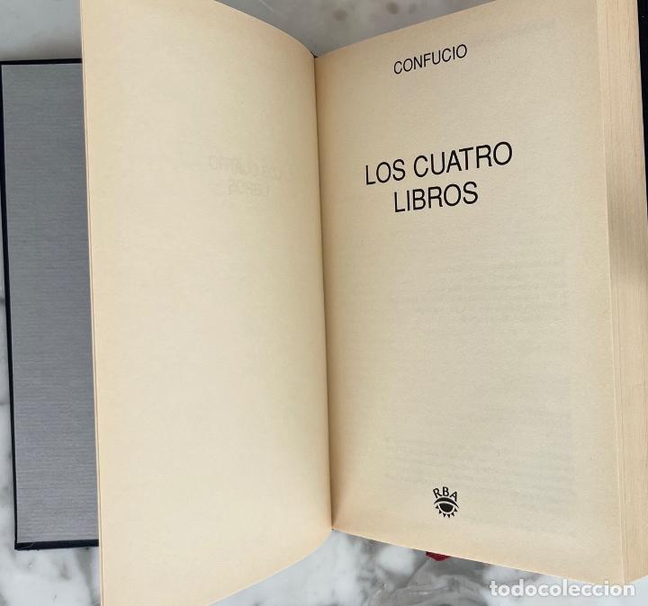 Libros de segunda mano: CONFUCIO, LOS CUATRO LIBROS. LIBRO RBA 2002 COMO NUEVO - Foto 3
