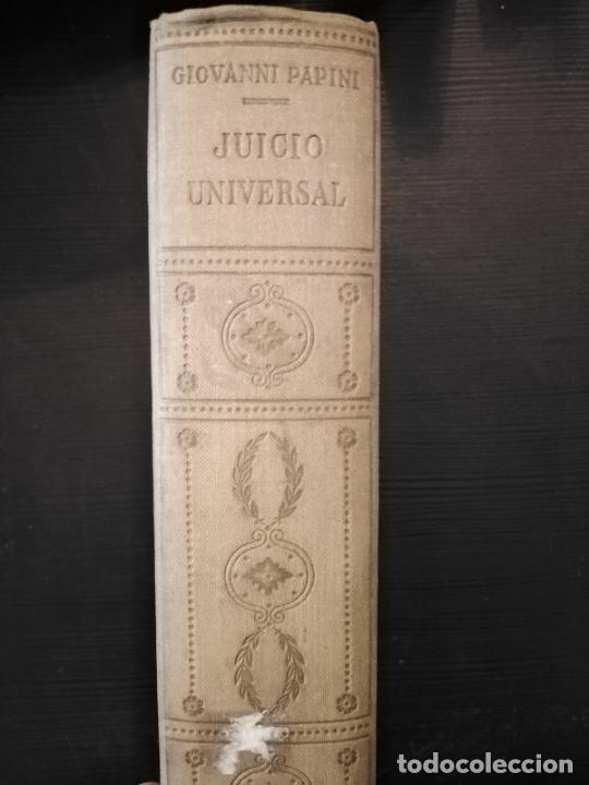Libros de segunda mano: Juicio Universal - Giovanni Papini - Foto 3