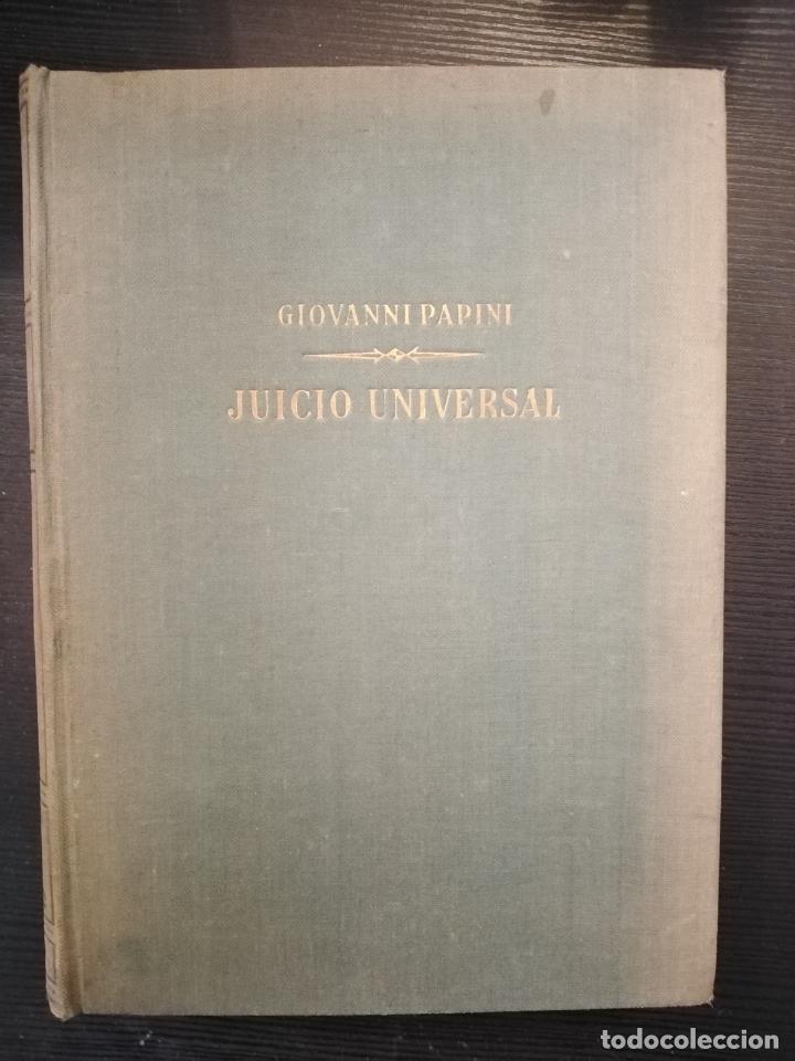 Libros de segunda mano: Juicio Universal - Giovanni Papini - Foto 1