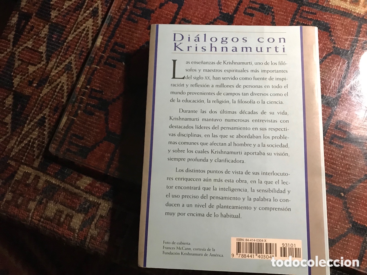Libros de segunda mano: Di&aacute;logos con Krishnamurti - Foto 3