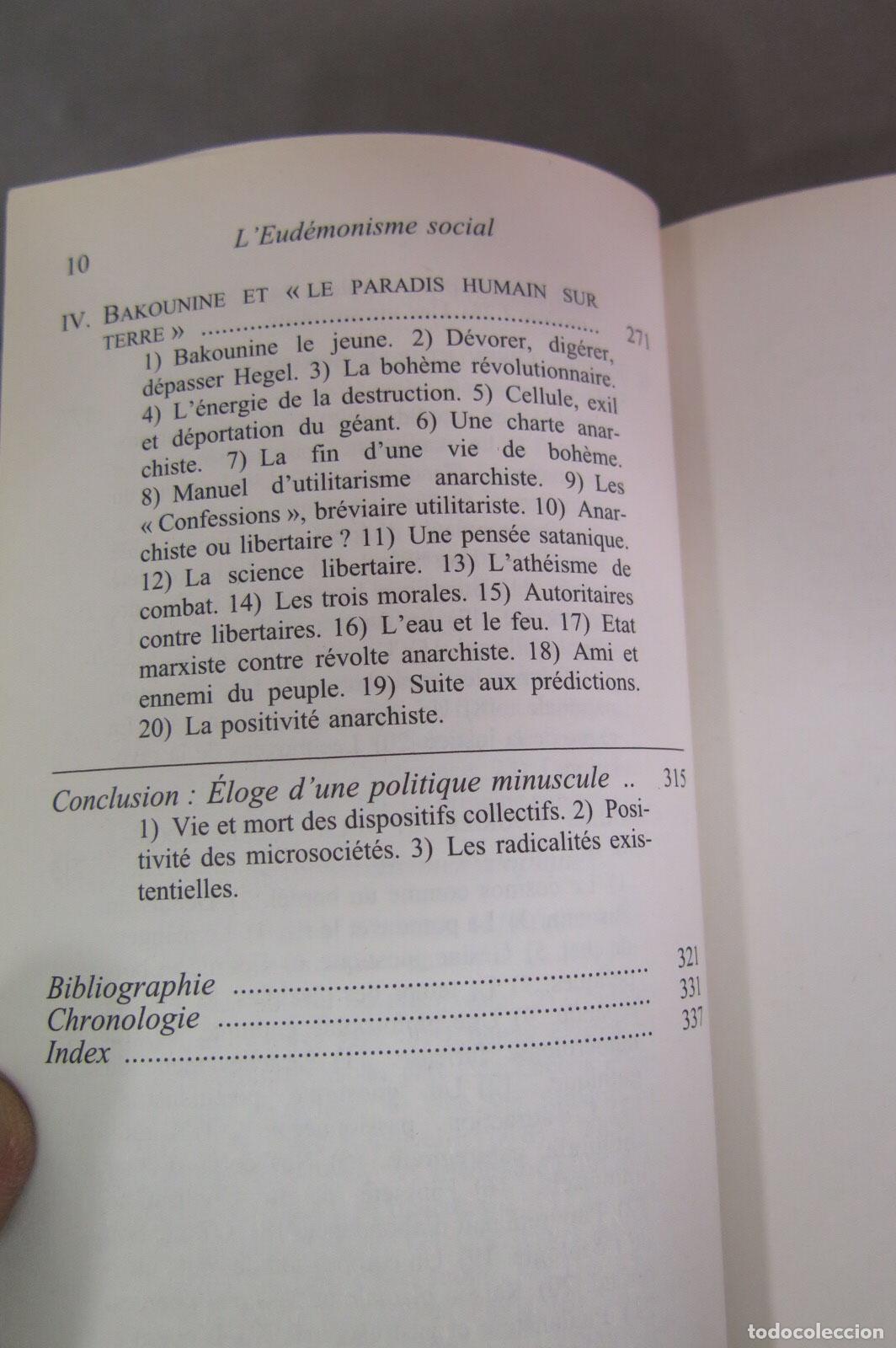 Libros de segunda mano: L&acute;Eudemonisme Social. M Onfray - Foto 5