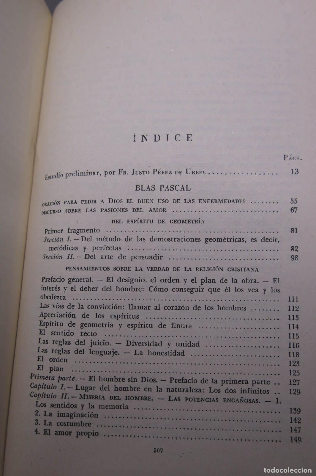 Libros de segunda mano: Escritos escogidos. Pascal y Bossuet - Foto 2