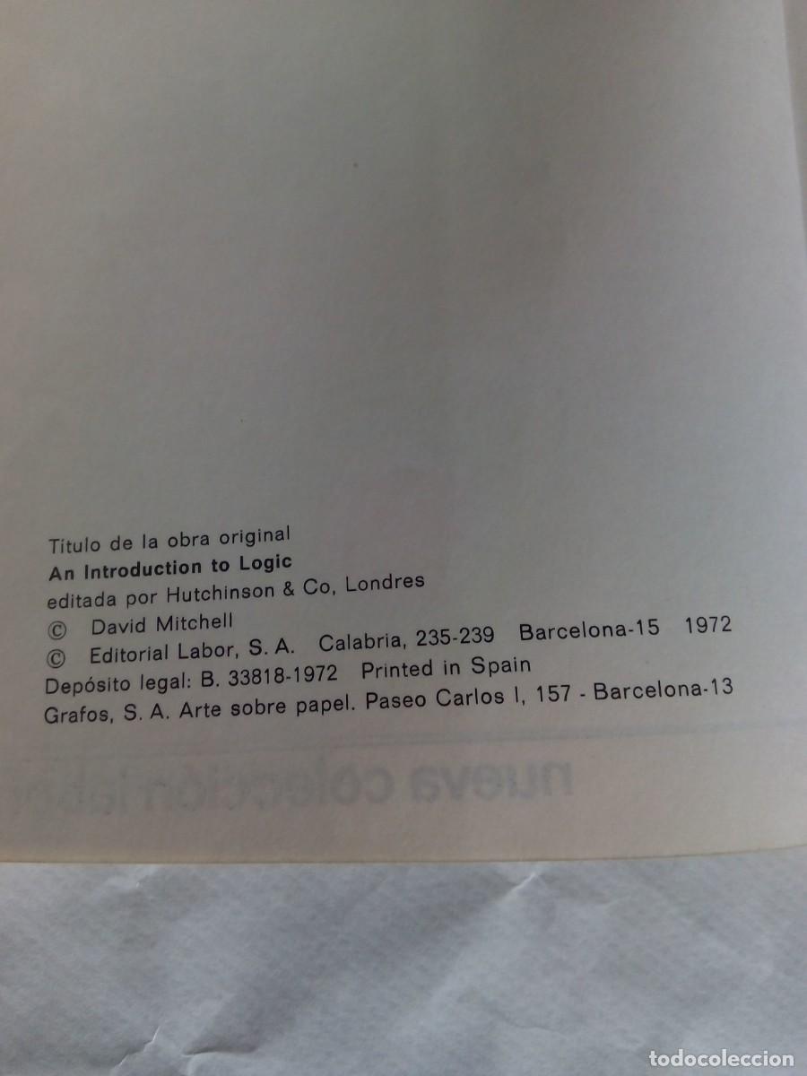 Libros de segunda mano: INTRODUCCI&Oacute;N A LA L&Oacute;GICA / DAVID MITCHELL - Foto 3