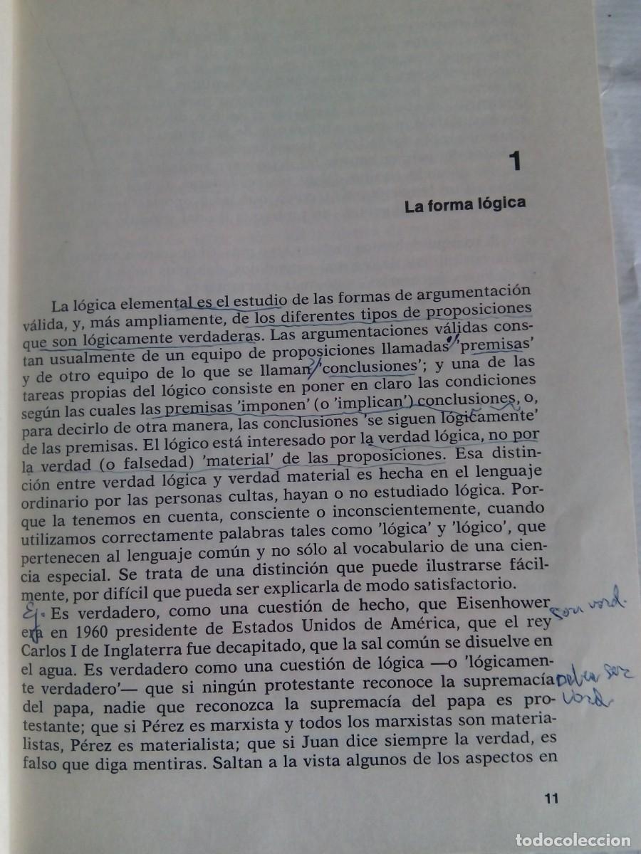 Libros de segunda mano: INTRODUCCI&Oacute;N A LA L&Oacute;GICA / DAVID MITCHELL - Foto 5